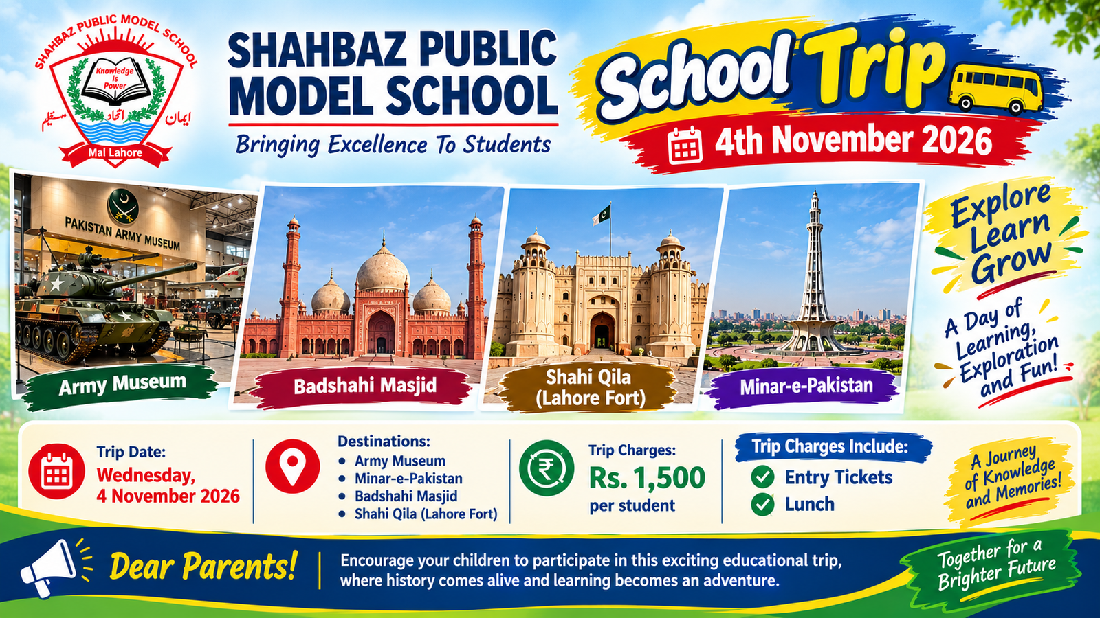 Shahbaz Public Model School slider image